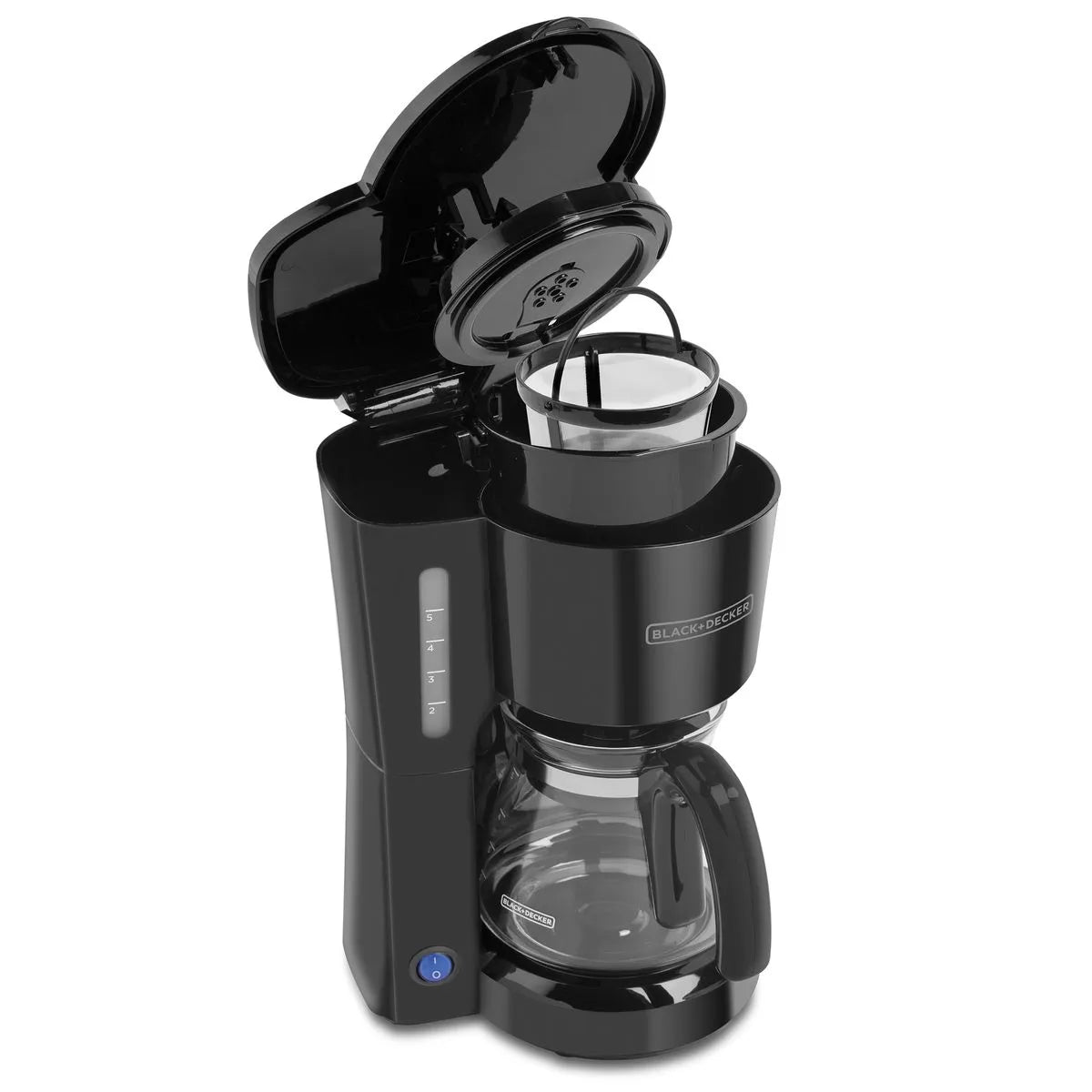 BLACK+DECKER CAFETERA 5 TASAS NEGRA