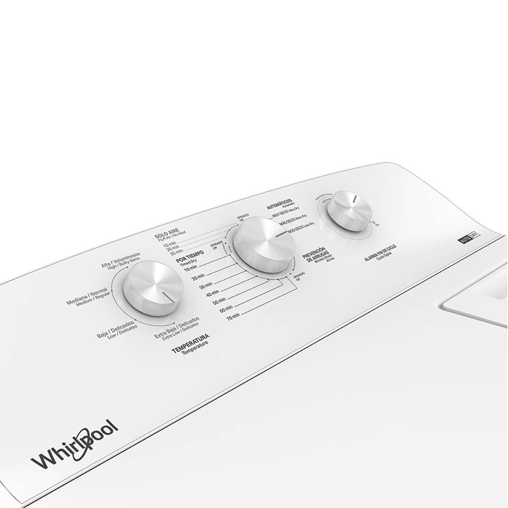 WHIRLPOOL SECADORA DE 18KGS A GAS AUTODR 7MWGD1730JQ