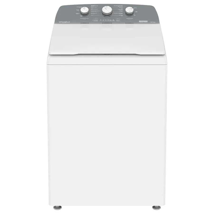 WHIRLPOOL LAVADORA 18 KGS CON AGITADORACERO INOX. 8MWTW1813MJM