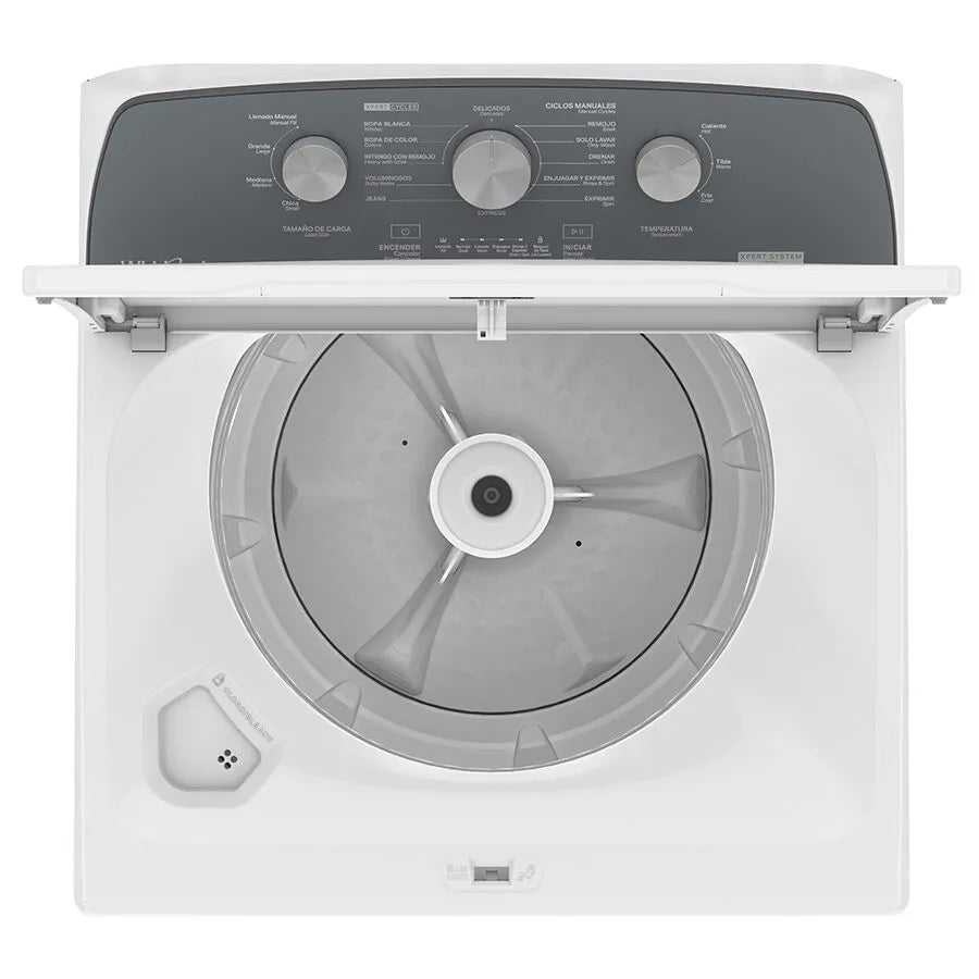 WHIRLPOOL LAVADORA 18 KGS CON AGITADORACERO INOX. 8MWTW1813MJM
