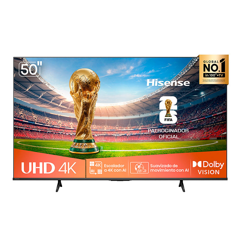 HISENSE TELEVISOR UHD DE 50IN 50A6NV