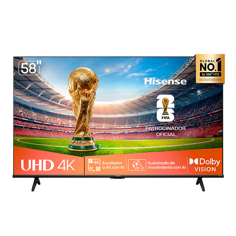 HISENSE TELEVISOR UHD 58IN 4K