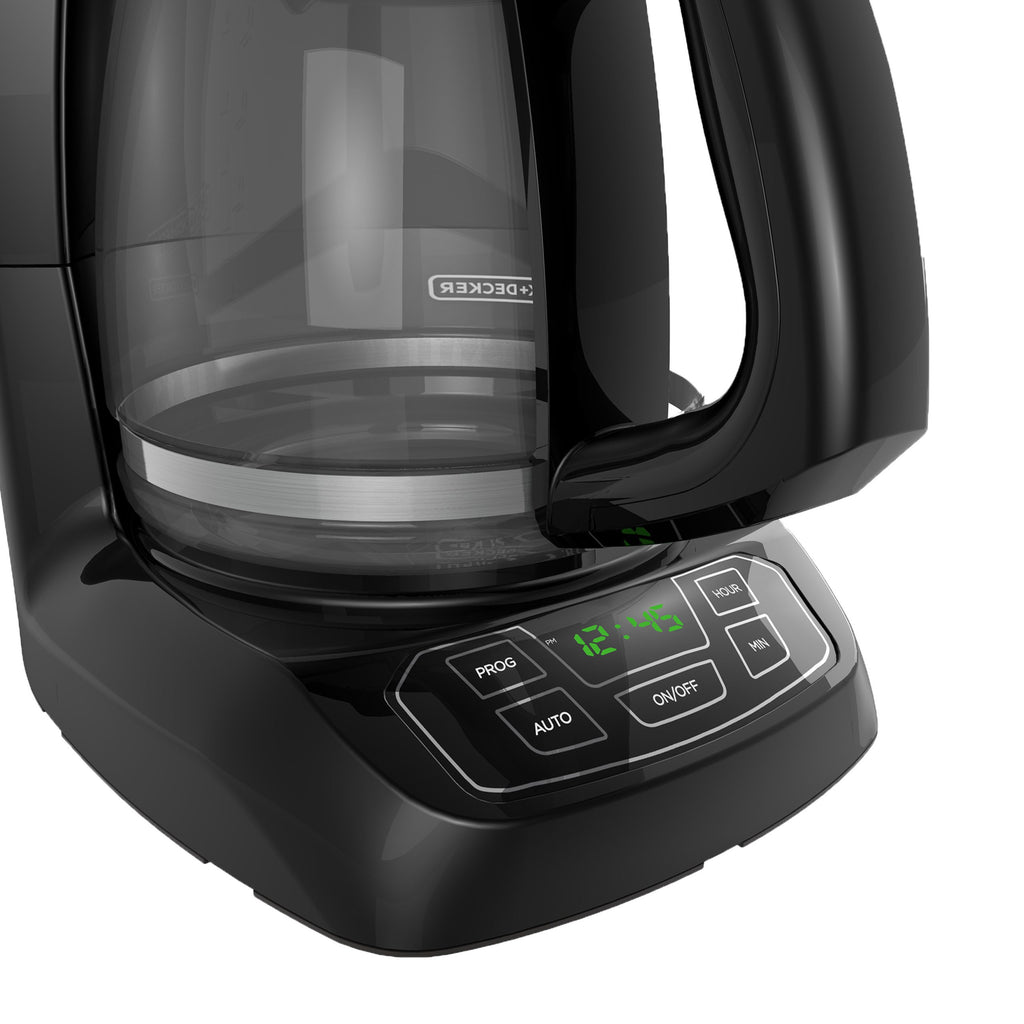 BLACK+DECKER CAFETERA 12 TASAS DIGITAL NEGRA PROGRAMABLE