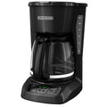 BLACK+DECKER CAFETERA 12 TASAS DIGITAL NEGRA PROGRAMABLE