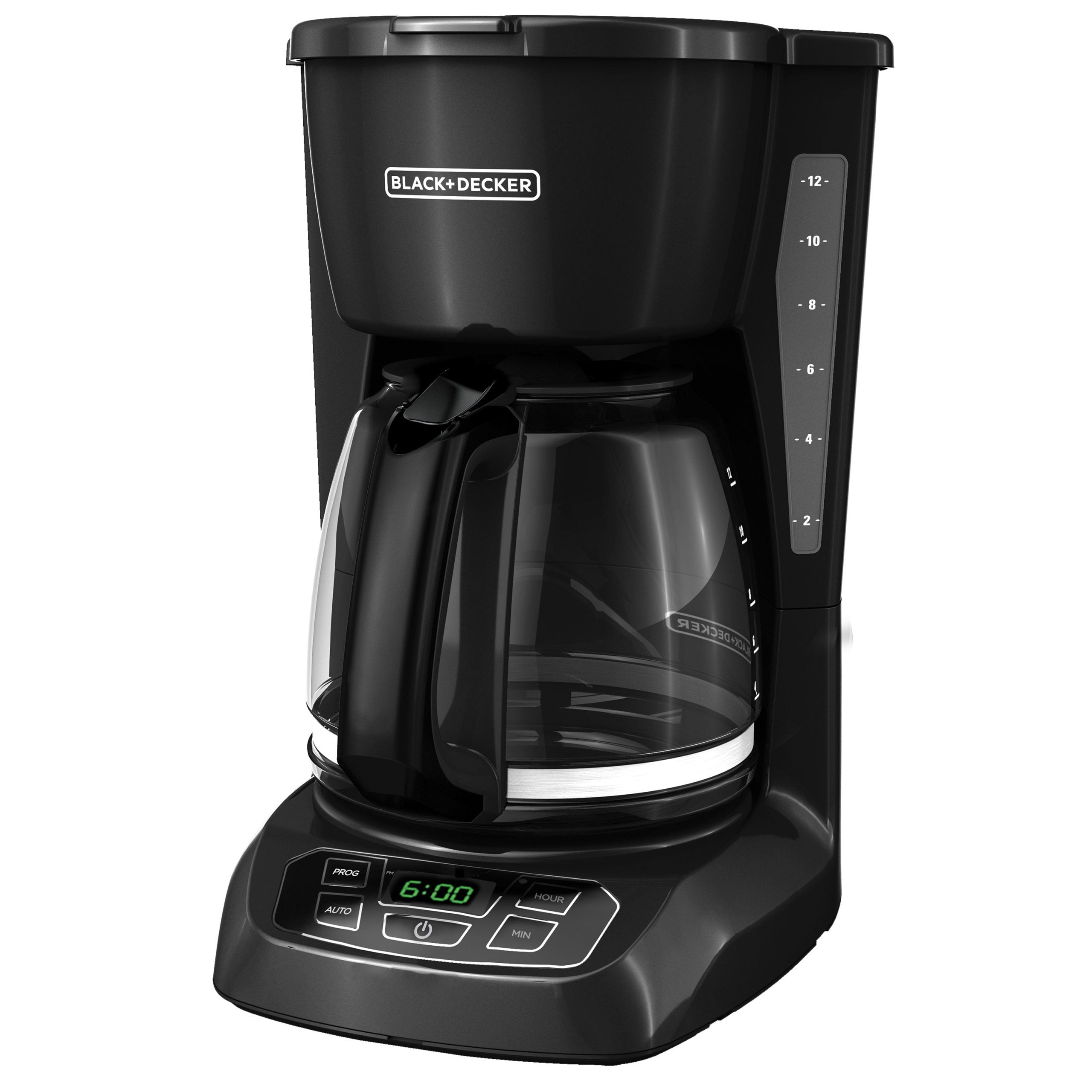 BLACK+DECKER CAFETERA 12 TASAS DIGITAL NEGRA PROGRAMABLE