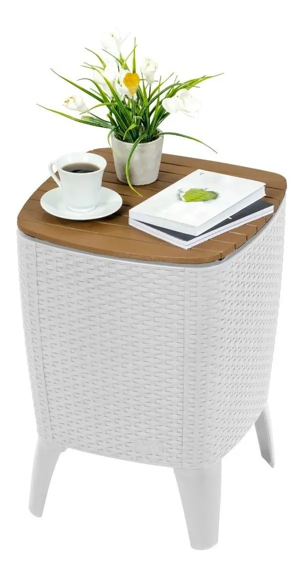 COOLER MESA CAPRI BL/CARAMELO MQ