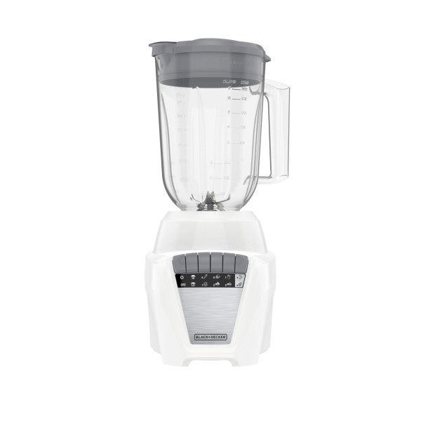 BLACK+DECKER LICUADORA 8 VEL VASO PLASTICO BLANCO