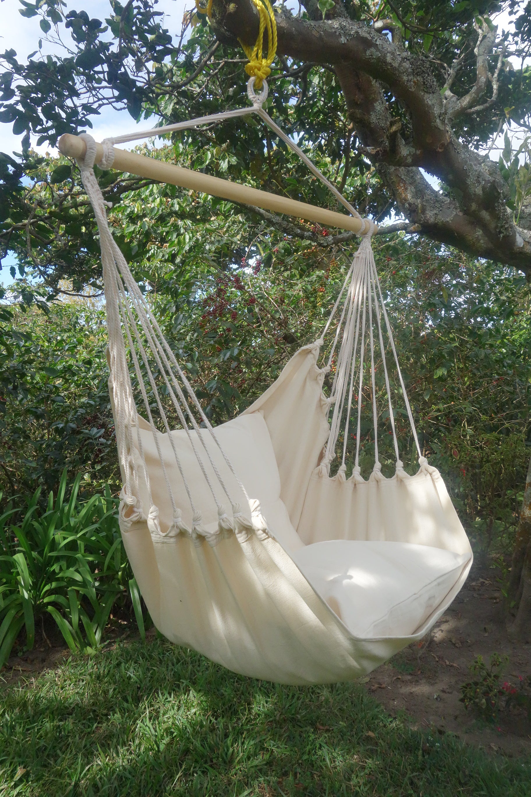 SILLA HAMACA GRIS-BLANCA HC10-258