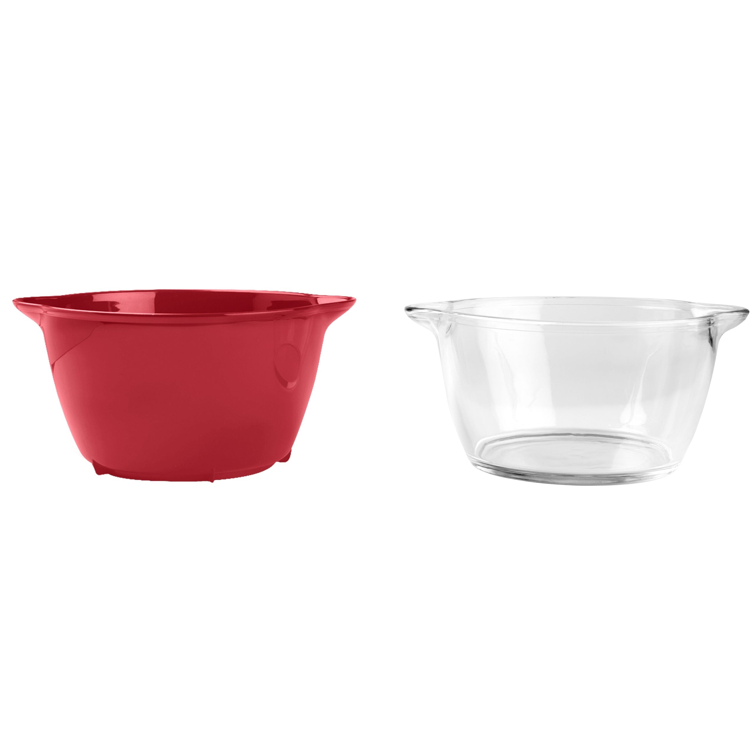 BLACK+DECKER BATIDORA CON TAZON VIDRIO Y PLASTICO B+D ROJA