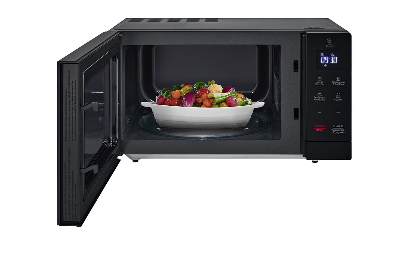 LG  1.1 P³ MICROONDAS NEOCHEF/SLIM SMART INVERTER. NEGRO