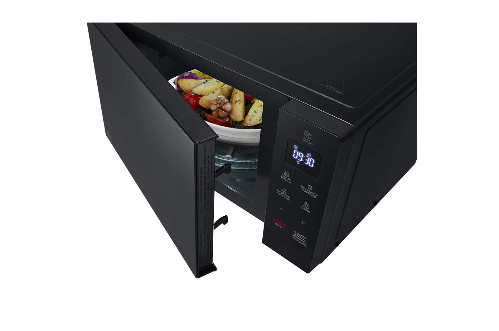 LG  1.1 P³ MICROONDAS NEOCHEF/SLIM SMART INVERTER. NEGRO