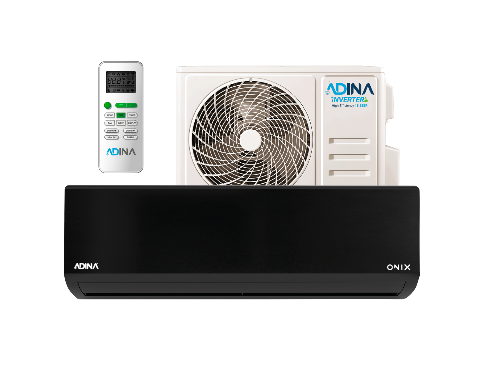 CONDENSADOR MINI 12KBTU 220/1/60 R410 INVERTER SEER18 GOLD FIN ADINA