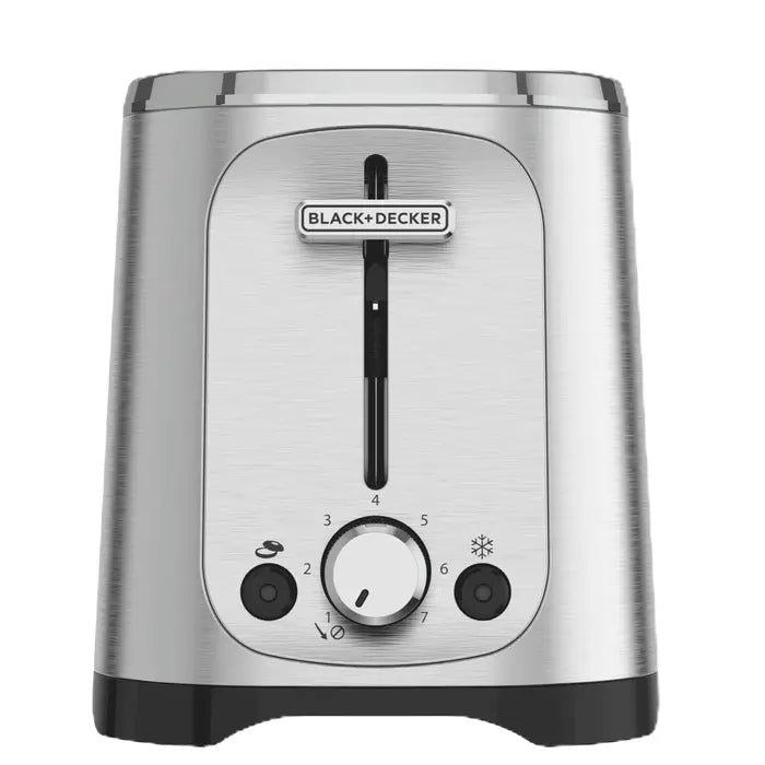 BLACK+DECKER TOSTADOR 2 REBANADAS ACERO INOXIDABLE