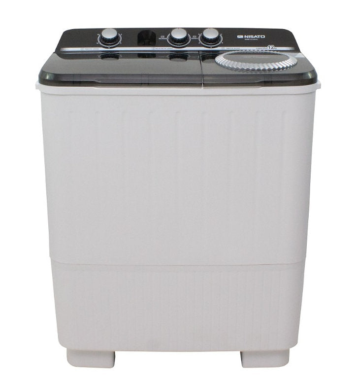 NISATO LAVADORA SEMI AUTOMÁTICA 12KG BLANCA