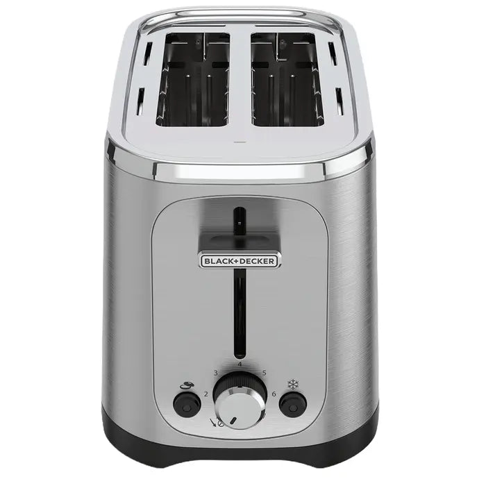BLACK+DECKER TOSTADOR 2 REBANADAS ACERO INOXIDABLE